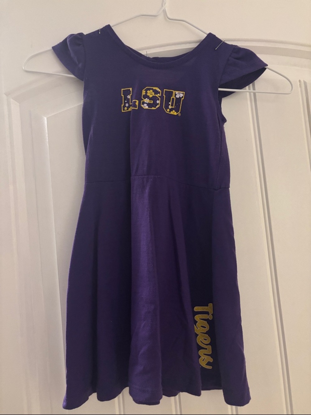 Girls' LSU Tigers Purple Team Colosseum Dress